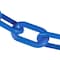 Mr. Chain 4" x 100' Sky Blue Plastic Safety Chain 40024-100 - alternate 1
