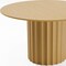 Homeroots 52" Brown Solid Wood Pedestal Base Round Top Dining Table 720999 - alternate 5