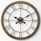 Homeroots 19" Brown Round Modern Farm Wall Clock 376254 - alternate 5