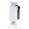 Leviton Wall Switch, 1/2 hp, Rocker, 15 A, White M5691-W - alternate 4