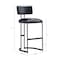 Manhattan Comfort Juno Metal Barstool in Black BS1641-3 - alternate 9
