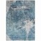 Homeroots 3' X 5' Teal Blue Navy Blue And Gray Abstract Washable Indoor Outdoor Area Rug 582962 - alternate 7