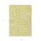 Homeroots 3' X 5' Yellow And Ivory Geometric Washable Indoor Outdoor Area Rug 599322 - alternate 7