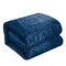 Homeroots Navy Blue Queen Polyester 180 Thread Count Washable Down Comforter Set 528994 - alternate 8