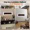 Edendirect 60-in W White Wall mount LED Flat wall Electric Fireplace with Remote Control Included ZR-WM60-WH - alternate 8