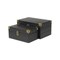 Homeroots Set of Two Black Solid Wood Box With Lid, 2PK 489352 - alternate 7