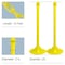 Mr. Chain Yellow Light Duty Stanchion and Chain Kit (2-Pack) 71002-2 - alternate 1