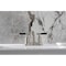 Kingston Brass Double-Handle 4" Centerset Bathroom Faucet with Pop-Up Drain, Brushed Nickel KB8618CKL - alternate 5