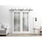 Sartodoors Sliding Closet Frosted Glass Barn Bypass Doors with Hardware Planum 2112 White 84x96 (2* 42x96) PLANUM2112BBB-WS-84 x 96 (2* 42x96) - alternate 5