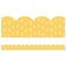 Carson Dellosa Grow Together Yellow with Painted Dots Scalloped Borders, 39 Feet Per Pack, 6PK 108490 - alternate 2