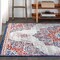 Jonathan Y Modern Persian Vintage Moroccan Medallion Navy/Red 4 ft. x 6 ft. Area Rug MDP103A-4 - alternate 6