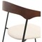 Leisuremod Lyra Collection Modern Chair in Walnut Color back and Taupe Seat LCWB-41TP - alternate 6