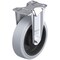 Blickle Rigid Plate Caster, Solid Rbbr, 5", 400 lb. B-POEV 125KA-12-SG - alternate 1