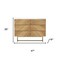 Homeroots 47" Brown Solid and Manufactured Wood Six Drawer Dresser 590275 - alternate 8