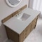 James Martin Vanities Brittany 48" Single Vanity, Pecan w/ 3 CM Lime Delight Silestone Top 655-V48-PCN-3LDL - alternate 6