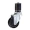 Service Caster 3.5'' Hard Rubber Wheel Swivel 1-3/4'' Expanding Stem Caster SCC-EX20S3514-HRS-134 - alternate 1