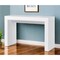 Homeroots 47" White Wood Block Console Table 555123 - alternate 5