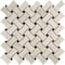 Apollo Tile Beige 11x11 Crema Marfil, Emperador Dark Floor and Wall Mosaic Tile 4.2 sqft/case, 5PK APLVL88B26A - alternate 1