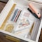 Martha Stewart Brody Set of 3 Stack and Slide Plastic Tray Office Desktop Organizers, 1-Small, 1-Medium, 1-Large BE-PB3317-3-CLR-MS - alternate 8