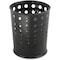 Safco Bubble 6 gal Round Indoor Trash Can, Black, None, PVC Plastic, Steel, Not Applicable, 3 PK 9740BL - alternate 1