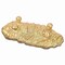 Homeroots 8in Gold Resin Handmade Trinket Tray 713013 - alternate 7