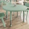Flash Furniture Commercial Plastic Adjustable Height Classroom Activity Table-Sage, 33 in RD YU-YCX-007-2-ROUND-TBL-SAGE-GG - alternate 8