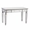 Homeroots 48" Silver Mirrored With Three Drawers 402057 - alternate 4