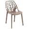 Leisuremod Modern Cornelia Dining Chair, Solid Taupe C18STP - alternate 1