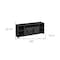 Homeroots 59in Black Cabinet Enclosed Storage TV Stand 490380 - alternate 4