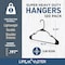 Lifemaster Black Plastic Clothes Hangers, Lightweight, Durable, Non-Slip, Space-Saving, 120PK LMPLCBLK120 - alternate 7