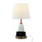 Jonathan Y Houston 17.5" Coastal Style Iron/Resin Rocket LED Kids' Table Lamp w/Phone Stand and USB Charging Po JYL6310A - alternate 1