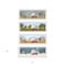 Homeroots Set Of Four Billy Jacobs Four Seasons Collection VII 1 White Framed Print Wall Art, 4PK 406182 - alternate 3