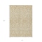 Homeroots 8' X 10' Gold And Beige Damask Washable Indoor Outdoor Area Rug 595148 - alternate 9