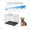 Simple Deluxe 24-Inch Single Door Dog Crate, Durable and Foldable Metal Wire Cage with Leak-Proof Plastic Tray, P 3A88PTCRATSINGLEDOOR24 - alternate 6