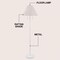 Jonathan Y Nando 61" 2-Light Coastal Bohemian Iron/Rattan LED Floor Lamp with Pull-Chain, White JYL3092B - alternate 9