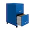 Space Solutions 14.25 in W 2 Drawer Mobile Vertical File Cabinet, Classic Blue 24409 - alternate 11