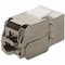Add-On CAT6A FTP SHIELDED TOOLLESS KEYSTONE JACK 180 DEGREE ADD-C6AFJK1TL-MT - alternate 6
