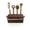 Picnic Time Family Of Brands NFL Seattle Seahawks Sidecar 5-Piece Bar Tool Set, (Acacia Wood) 672-05-508-287-2 - alternate 1