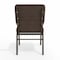 Flash Furniture Fabric Church Chair w/Book Rack, Brown XU-CH-60096-BN-BAS-GG - alternate 8