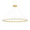 Corbett Lighting Linus 61 in. Chandelier Vintage Brass 484-60-VB - alternate 1