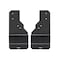 Putco Mud Flaps, Direct Fit; Set Of 2; Flat; Without Logo; Matte Black; High Density Polyethylene; Bolt 78520 - alternate 1