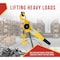 Mytee Products Viking Manual Lever Chain Hoist 1-1/2 Ton 3300 lbs 20 ft Lift 2 Heavy Duty Hooks LCH-15-20L - alternate 7