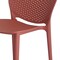 Homeroots Set of Four 26" Orange Heavy Duty Plastic Low Back Counter Height Bar Chairs, 4PK 555089 - alternate 6