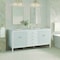 James Martin Vanities Myrrin 72in Double Vanity, Bright White w/ 3 CM Eternal Jasmine Pearl Silestone Top 485-V72-BW-FEJP - alternate 8