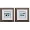 Homeroots Set Of Two Bear Lake Brown Framed Print Wall Art, 2PK 472002 - alternate 1