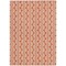 Homeroots 3' X 5' Coral And Beige Ogee Washable Indoor Outdoor Area Rug 601542 - alternate 7