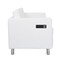 Office Star Products Atlantic Loveseat, White ATL52-R101 - alternate 3
