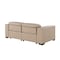 Homeroots 80in Cream and Brown Leather Power Reclining Loveseat 720533 - alternate 8