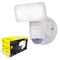 Iq America Dynamic Tracking Wired Motion Security Light - 2000 Lumens Outdoor LED, White IWT-2420-WH - alternate 1
