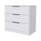 Homeroots 28" White Three Drawer Dresser 544002 - alternate 14